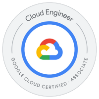 GCP Certified Cloud Engineer Associate badge